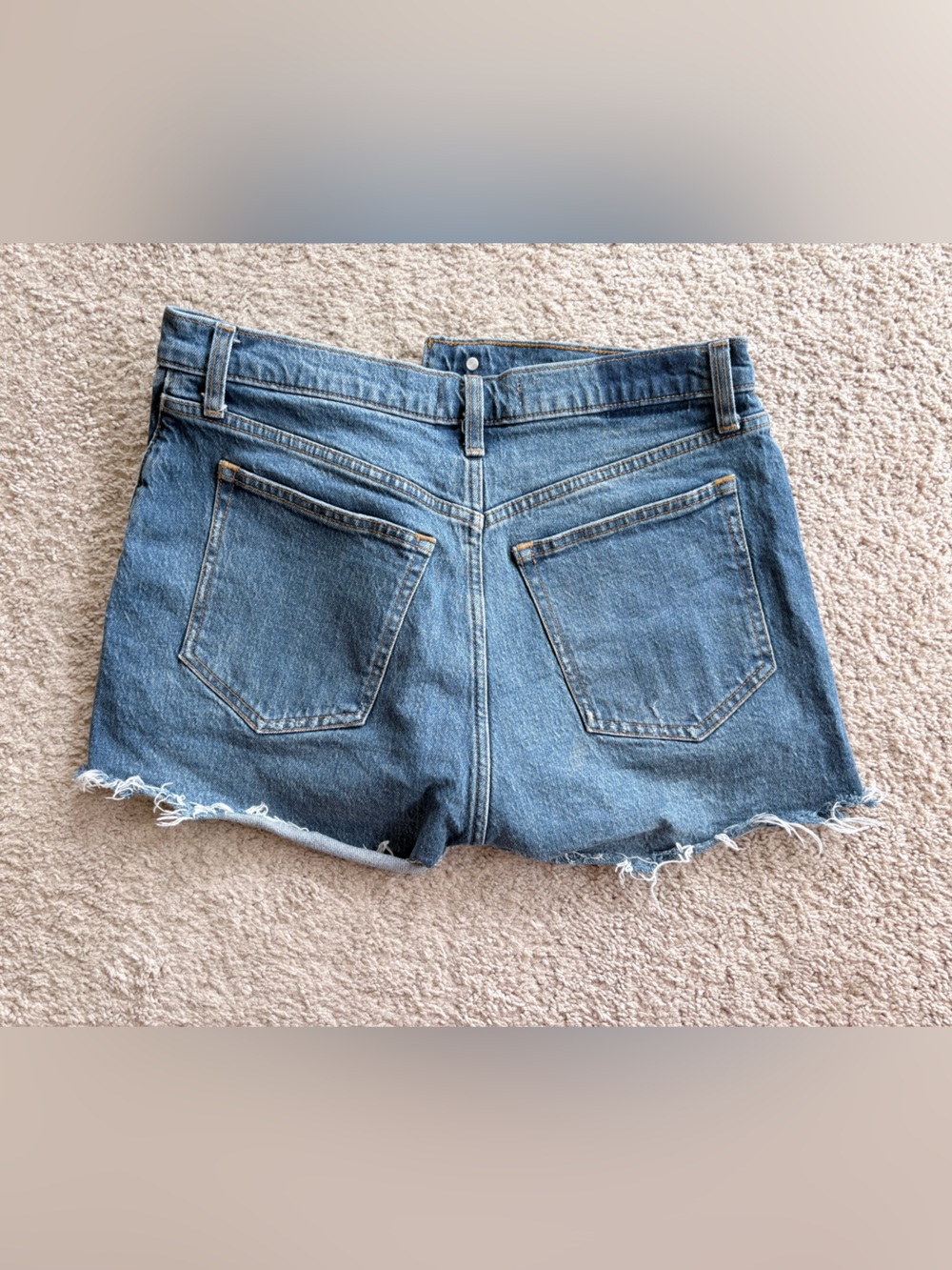 Abercrombie & Fitch Blue Denim Cutoff Shorts